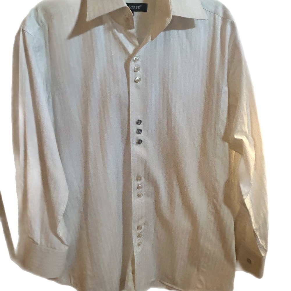 🔥 BUY ONE GET ONE FREE!. Men’s Bogosse Formal / Tux-Style Dress Shirt – Size 4 🔥